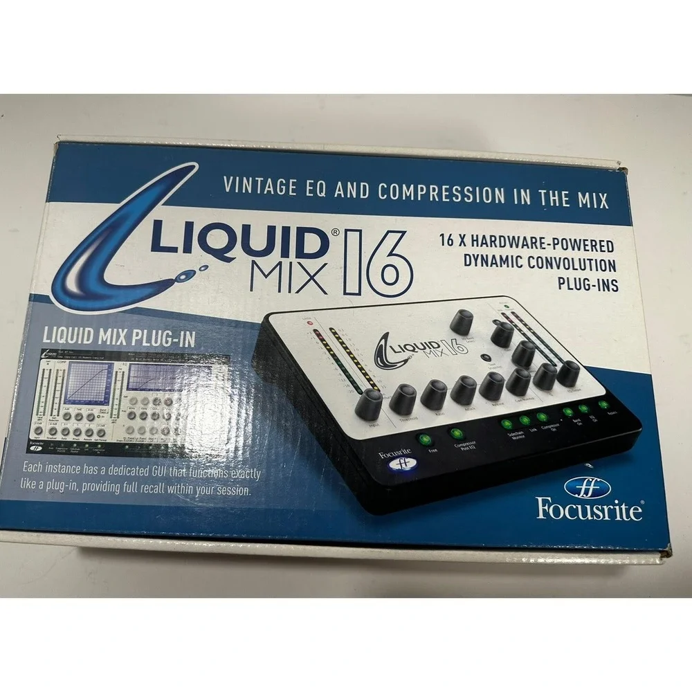 Focusrite Liquid Mix 16 -‎ FireWire DSP Processor and Control Surface